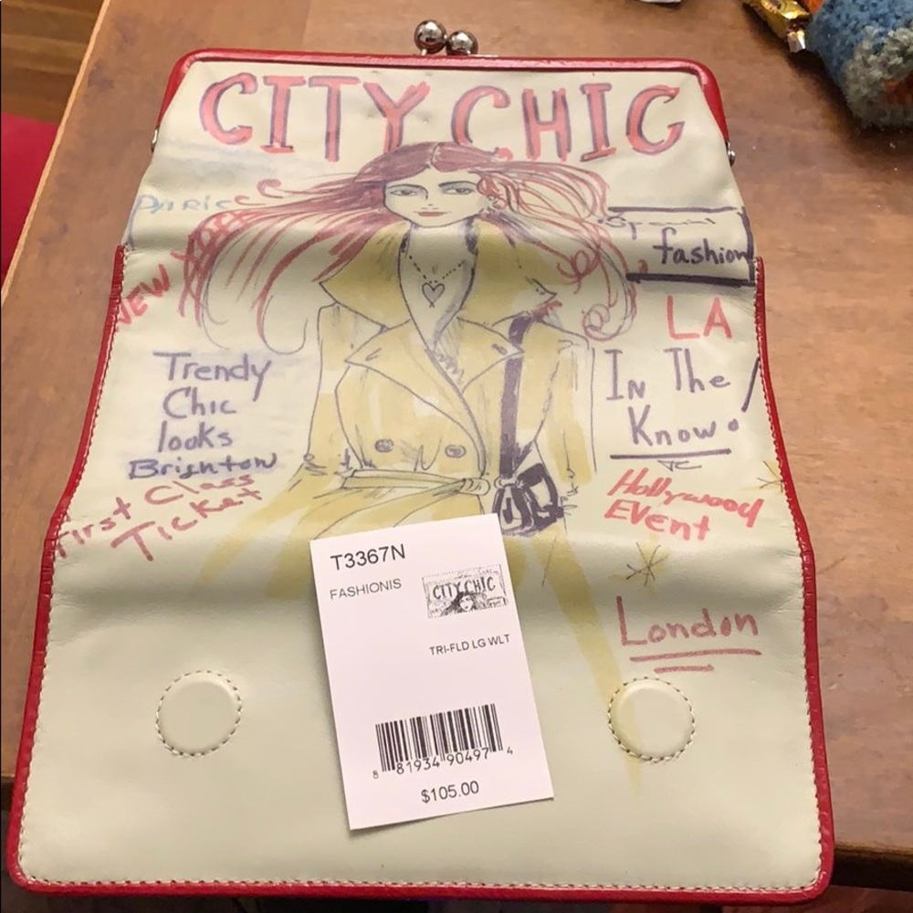 👛Brighton trifold City Chic Fashionista wallet